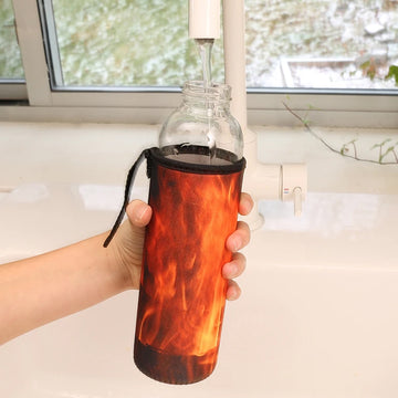 Fire Glass Bottle + Sleeve